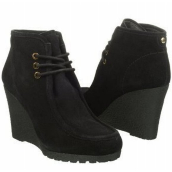 Michael Kors Rory Platform Wedge Ankle Boots 10 - Picture 1 of 3